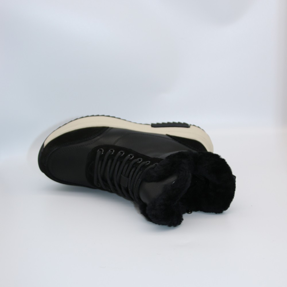 Жіночі зимові черевики Allsy Lonza 204152 Black із натуральної шкіри 5992