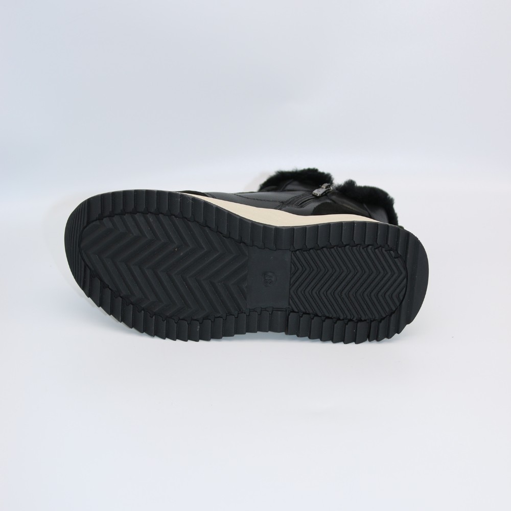 Жіночі зимові черевики Allsy Lonza 204152 Black із натуральної шкіри 5992