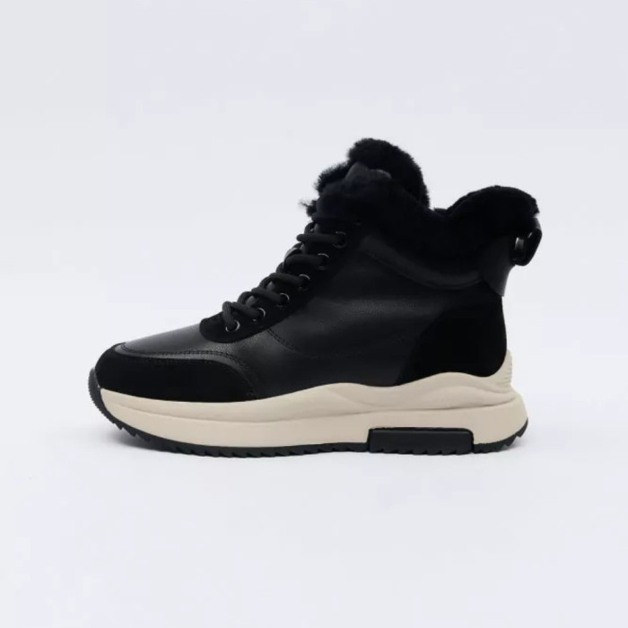 Women’s Winter Boots Allsy Lonza 204152 Black Genuine Leather
