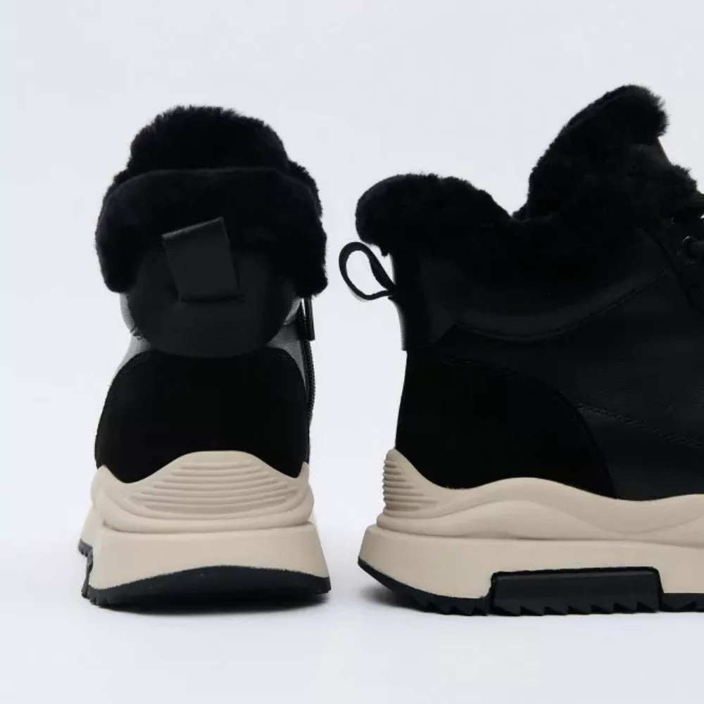 Жіночі зимові черевики Allsy Lonza 204152 Black із натуральної шкіри 5992