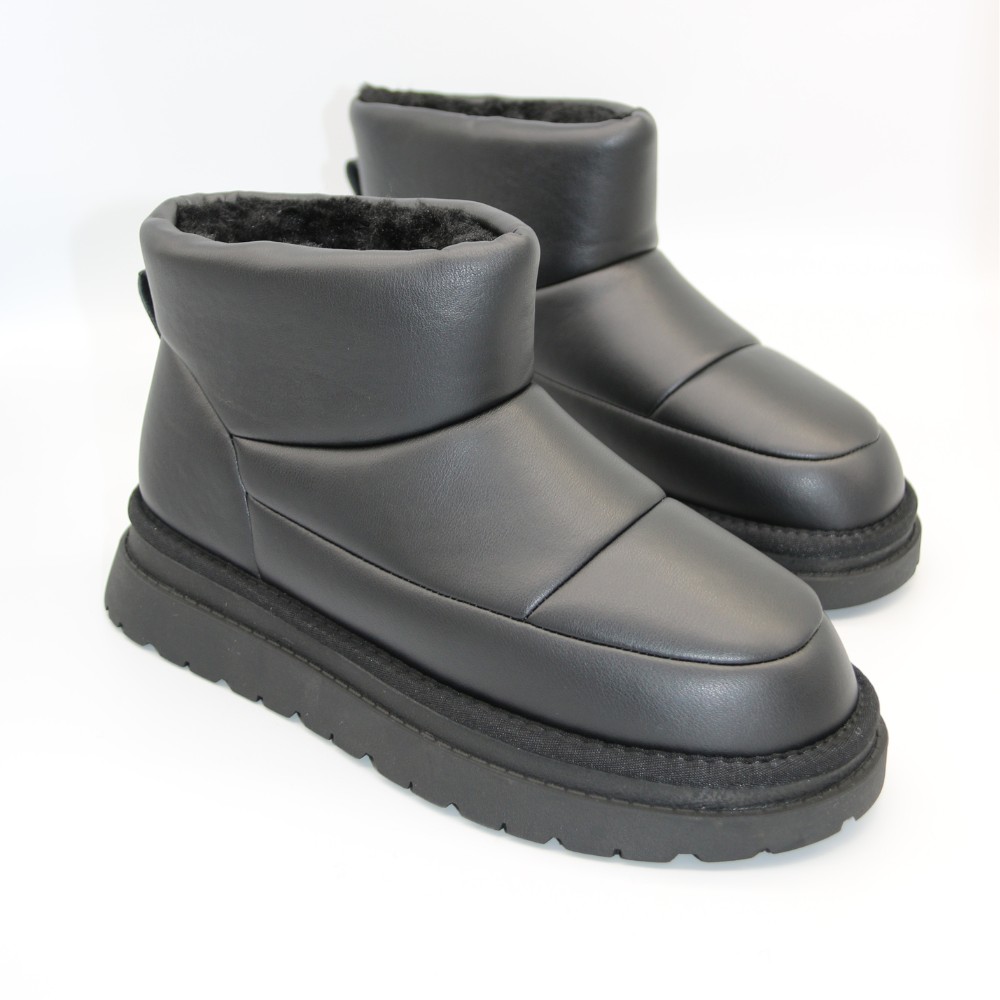 Women’s Leather Winter Boots Allsy Lonza 201656 615-20-1 BLACK 5993