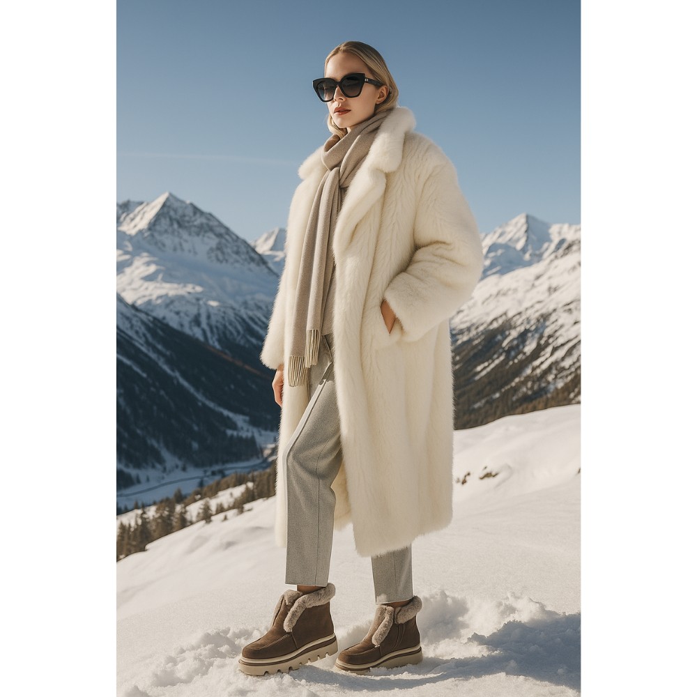 Жіночі сірі замшеві уггі Allsy Lonza 204721 203020 5994