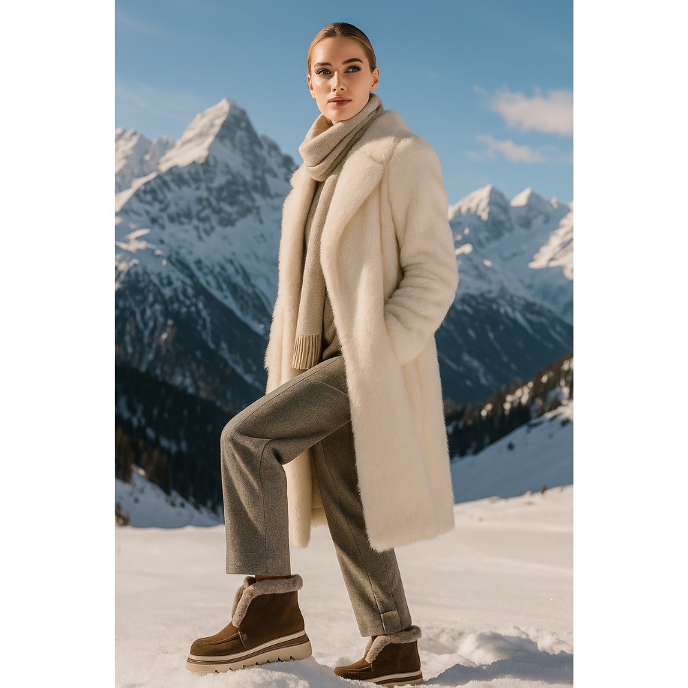 Жіночі сірі замшеві уггі Allsy Lonza 204721 203020 5994