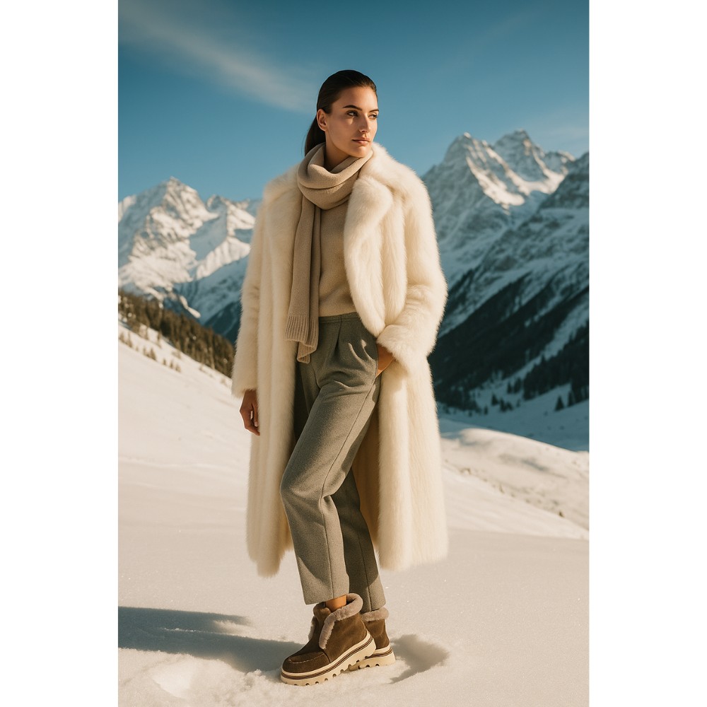 Жіночі сірі замшеві уггі Allsy Lonza 204721 203020 5994