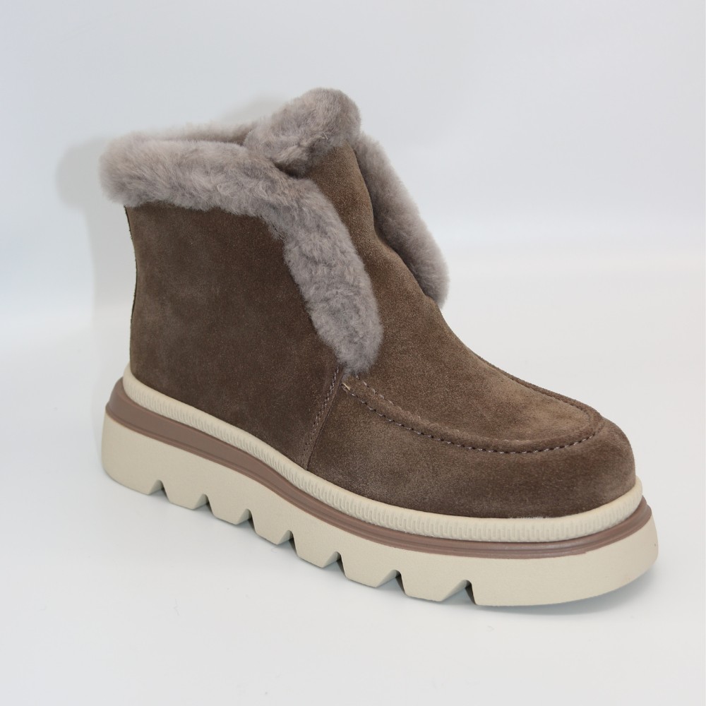 Жіночі сірі замшеві уггі Allsy Lonza 204721 203020 5994