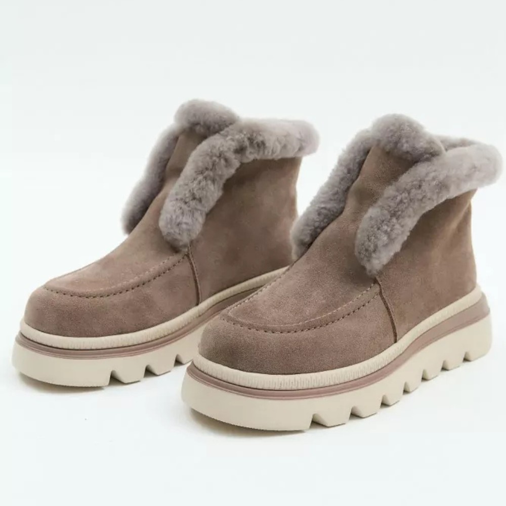 Жіночі сірі замшеві уггі Allsy Lonza 204721 203020 5994