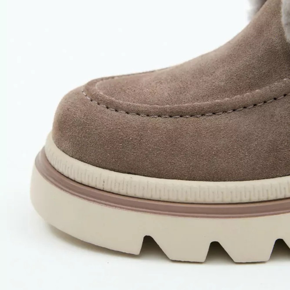 Жіночі сірі замшеві уггі Allsy Lonza 204721 203020 5994