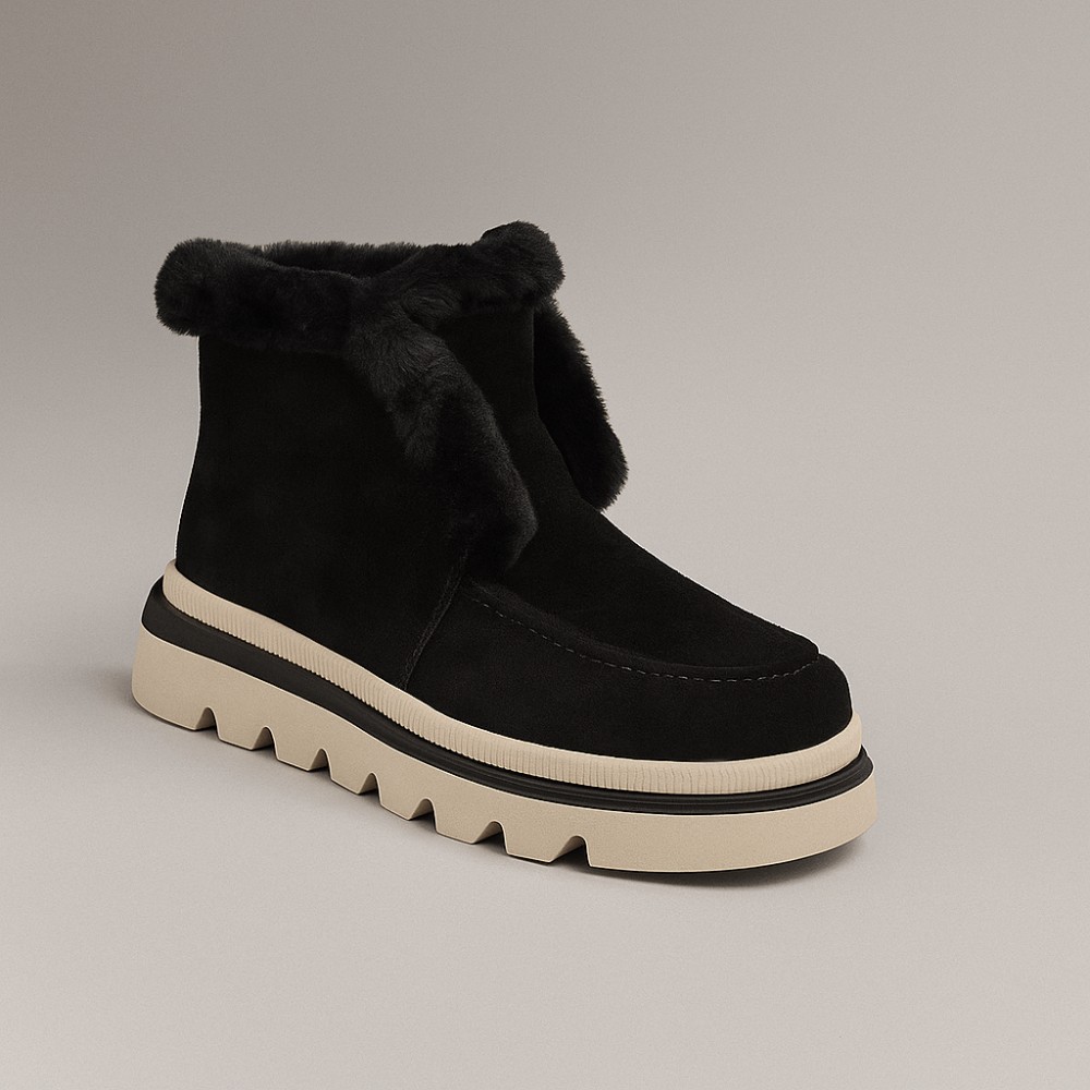Жіночі чорні уггі-ботинки Allsy Lonza 204720-203022-25A46ZM059-1 5995 Black
