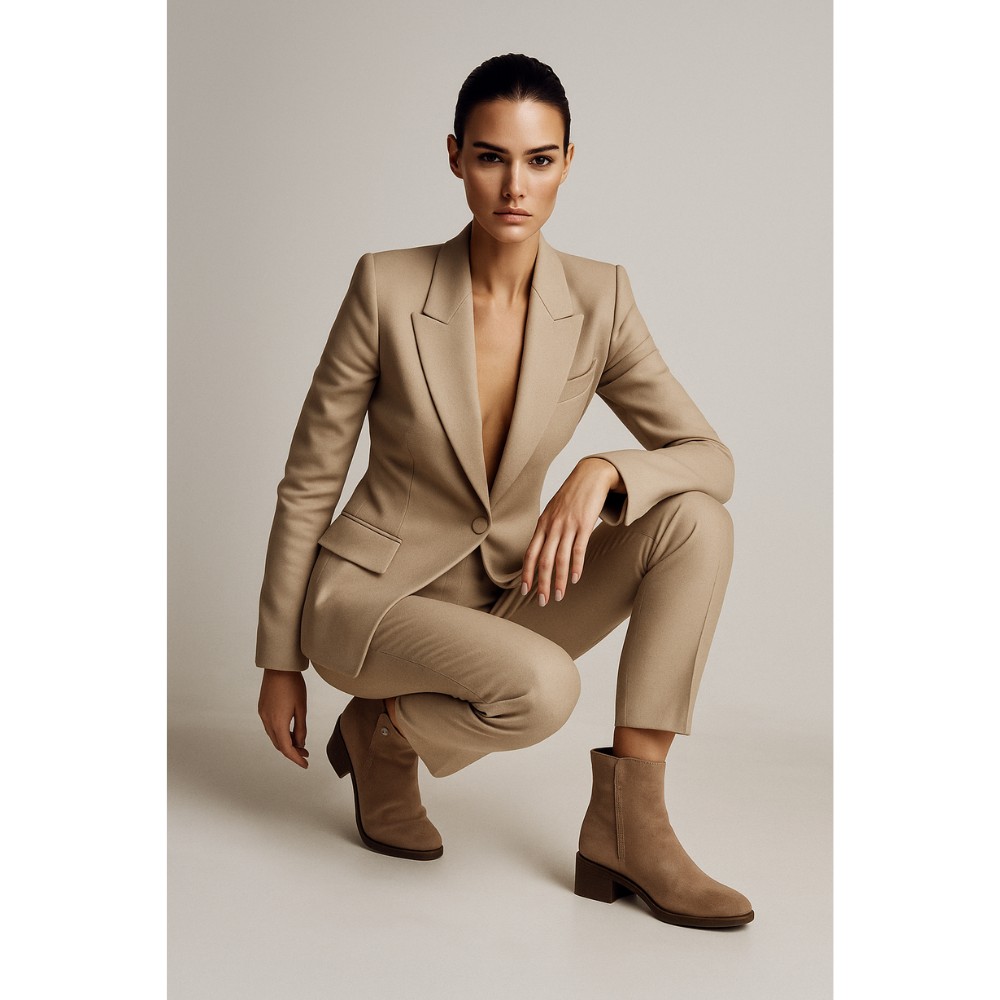 Жіночі демісезонні ботинки Ryłko Relax (Польща) 3GVE8 M PZ5F 230 5997 із натурального велюру