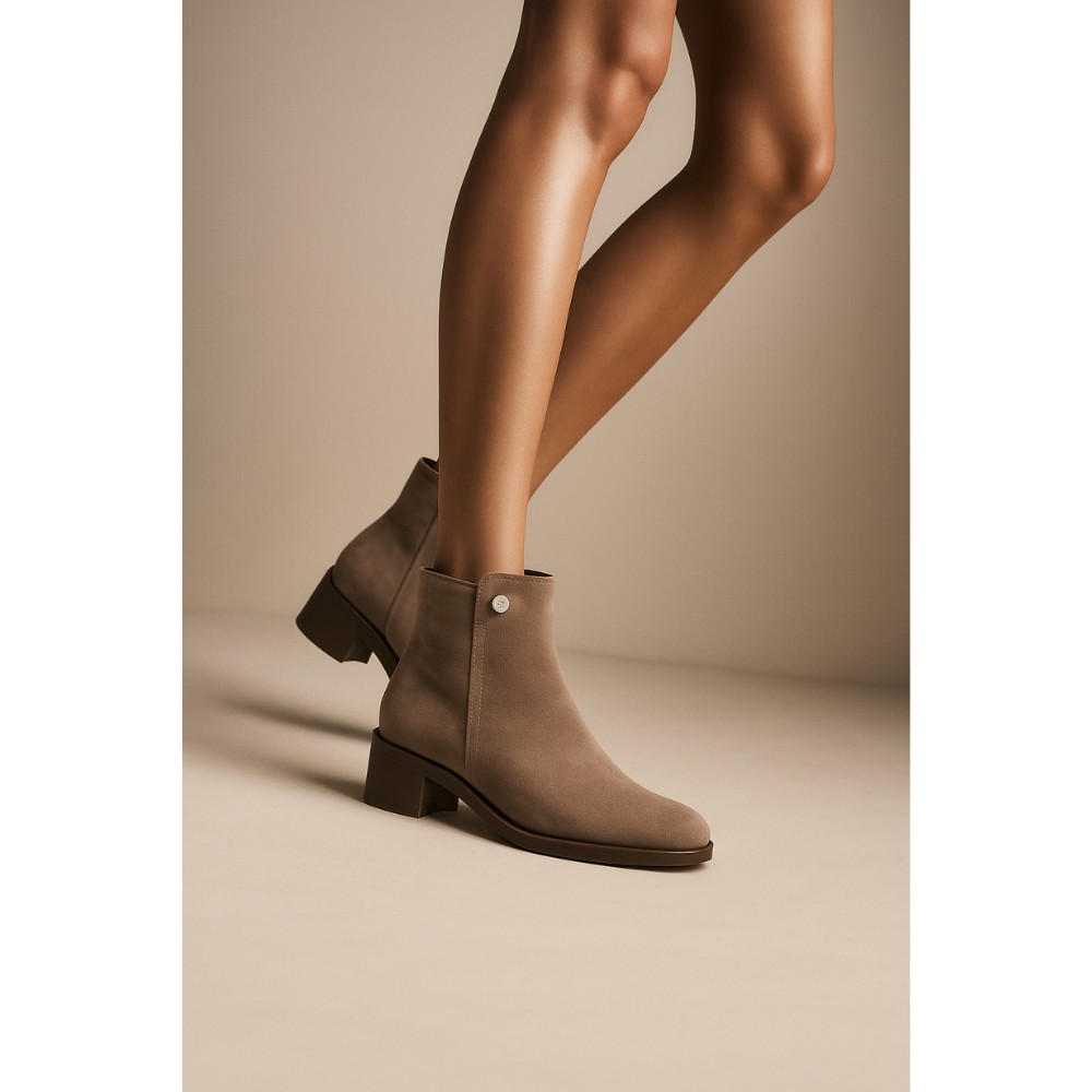 Жіночі демісезонні ботинки Ryłko Relax (Польща) 3GVE8 M PZ5F 230 5997 із натурального велюру