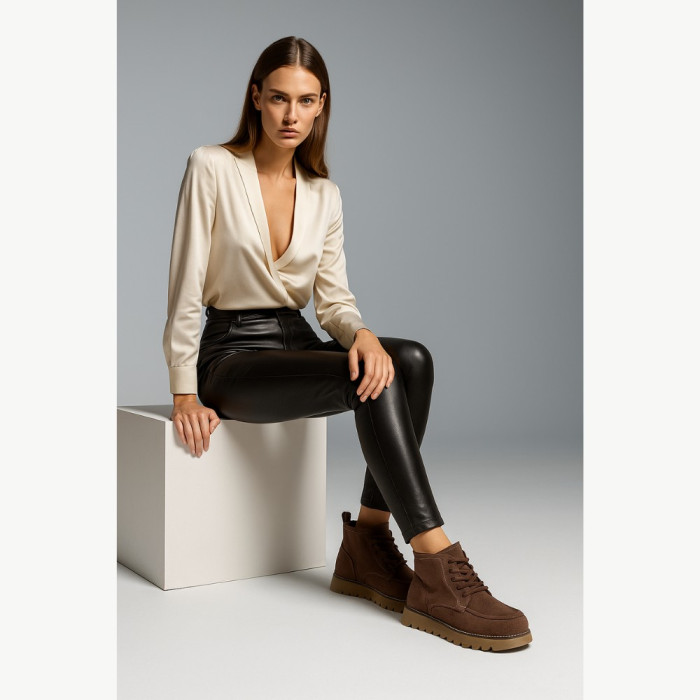 Women's Winter Boots Allsy Lonza 216337 205158 202070 7257 BROWN