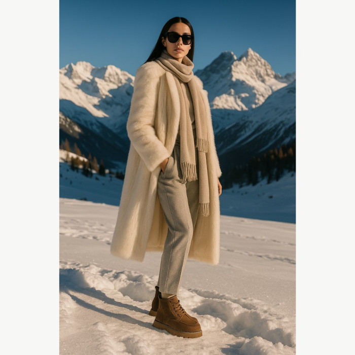 Women's Winter Boots Allsy Lonza 216337 205158 202070 7257 BROWN