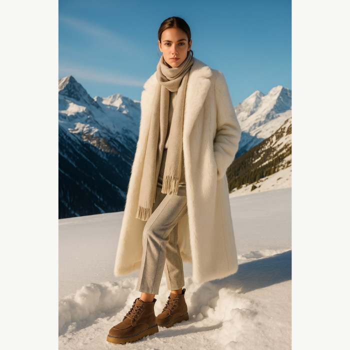 Women's Winter Boots Allsy Lonza 216337 205158 202070 7257 BROWN