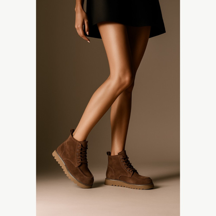 Women's Winter Boots Allsy Lonza 216337 205158 202070 7257 BROWN
