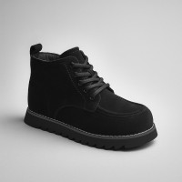 Жіночі зимові черевики Allsy Lonza 205157 202072 7257 Black 6002 чорні, з натуральної замші