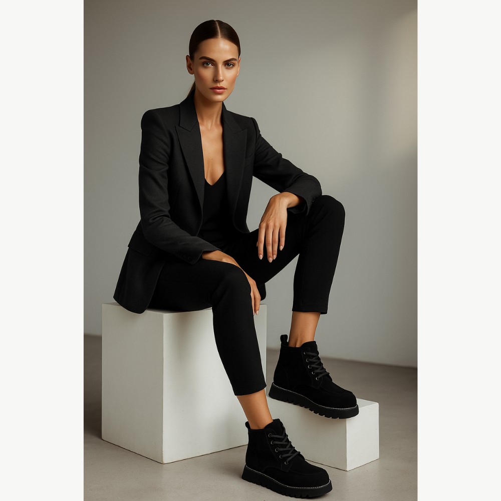 Жіночі зимові черевики Allsy Lonza 205157 202072  модель 60002