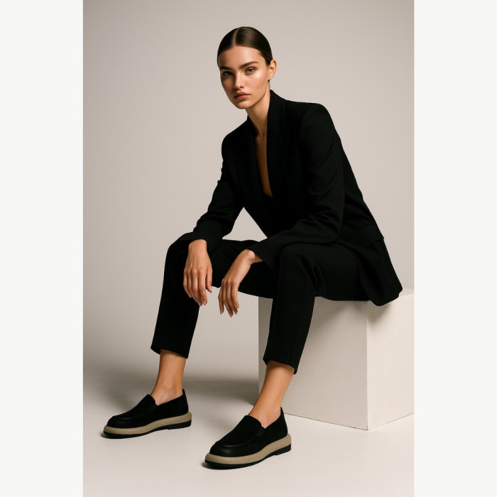 Женские демисезонные туфли Allsy Lonza Giselle Black 203947 205830 25Z53D066-3 модель 6003