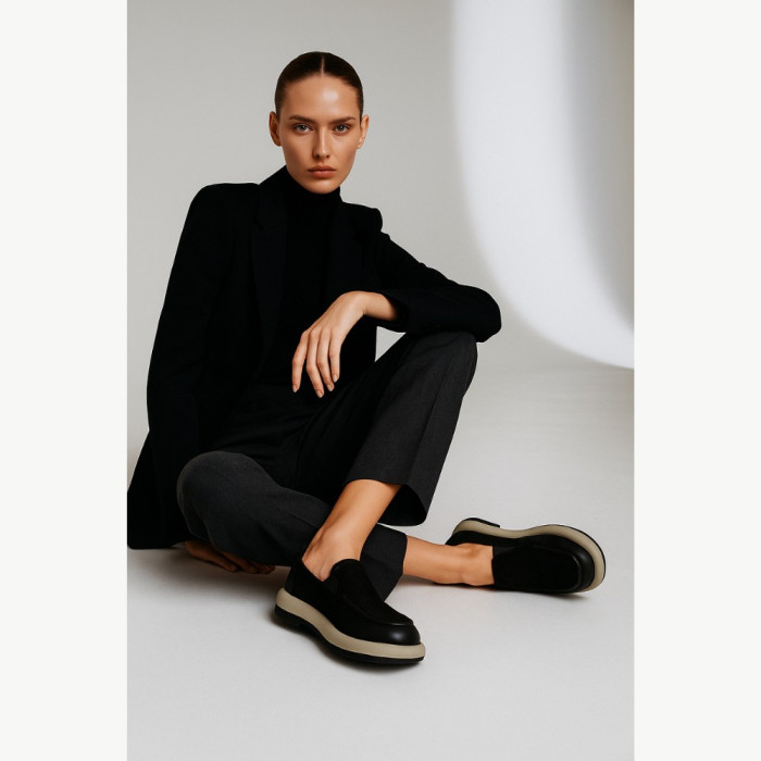 Женские демисезонные туфли Allsy Lonza Giselle Black 203947 205830 25Z53D066-3 модель 6003