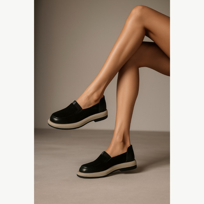 Женские демисезонные туфли Allsy Lonza Giselle Black 203947 205830 25Z53D066-3 модель 6003