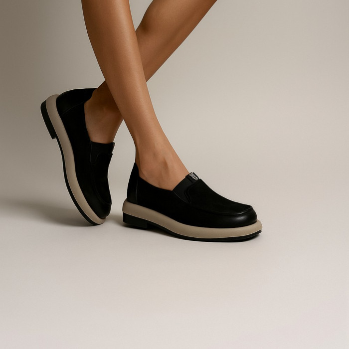 Женские демисезонные туфли Allsy Lonza Giselle Black 203947 205830 25Z53D066-3 модель 6003