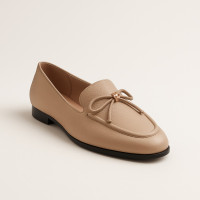 Жіночі туфлі бежеві Mary Rosa 12255 LD9223-3-P5223 art i cot bezh 6009 з натуральної шкіри з бантиком