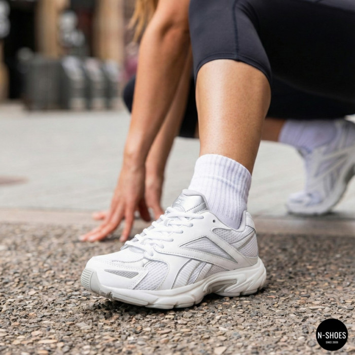 Women's White Sneakers Reebok CEO-ROAD PRIME 100208663 M 6015