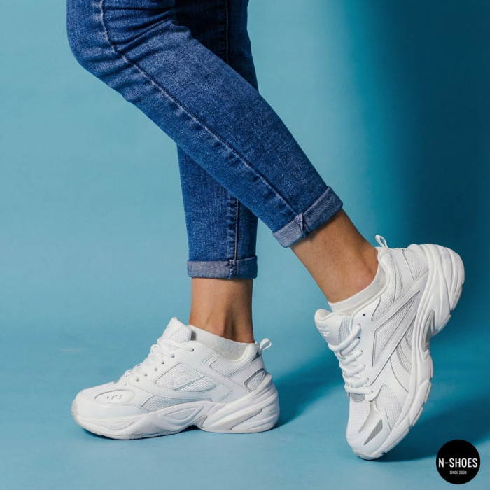 Women's White Sneakers Reebok CEO-ROAD PRIME 100208663 M 6015