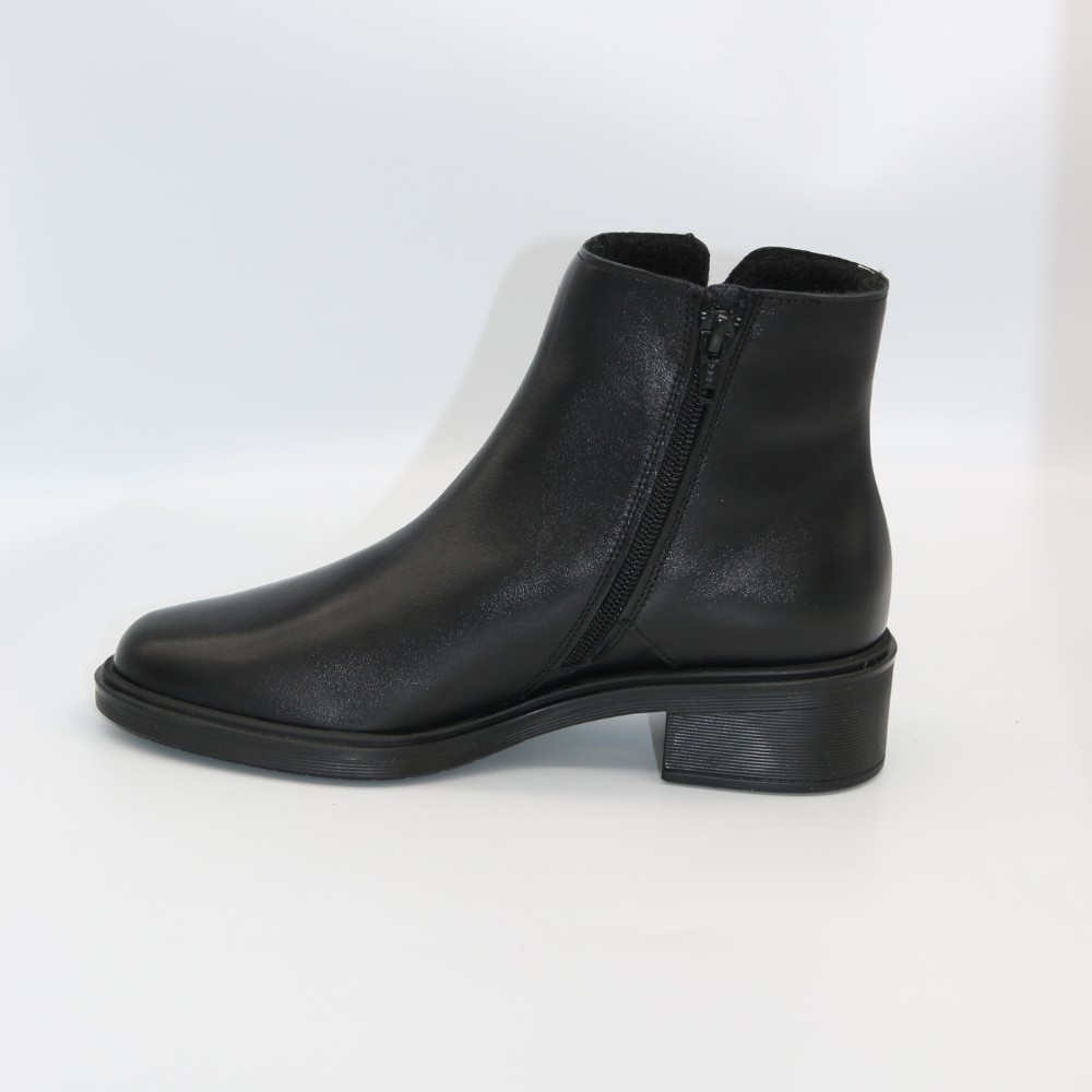 Женские чёрные кожаные ботинки Rylko 3YY95 3YVL9-9TZ-38466 4WVA7 6020 - комфорт и стиль каждый день