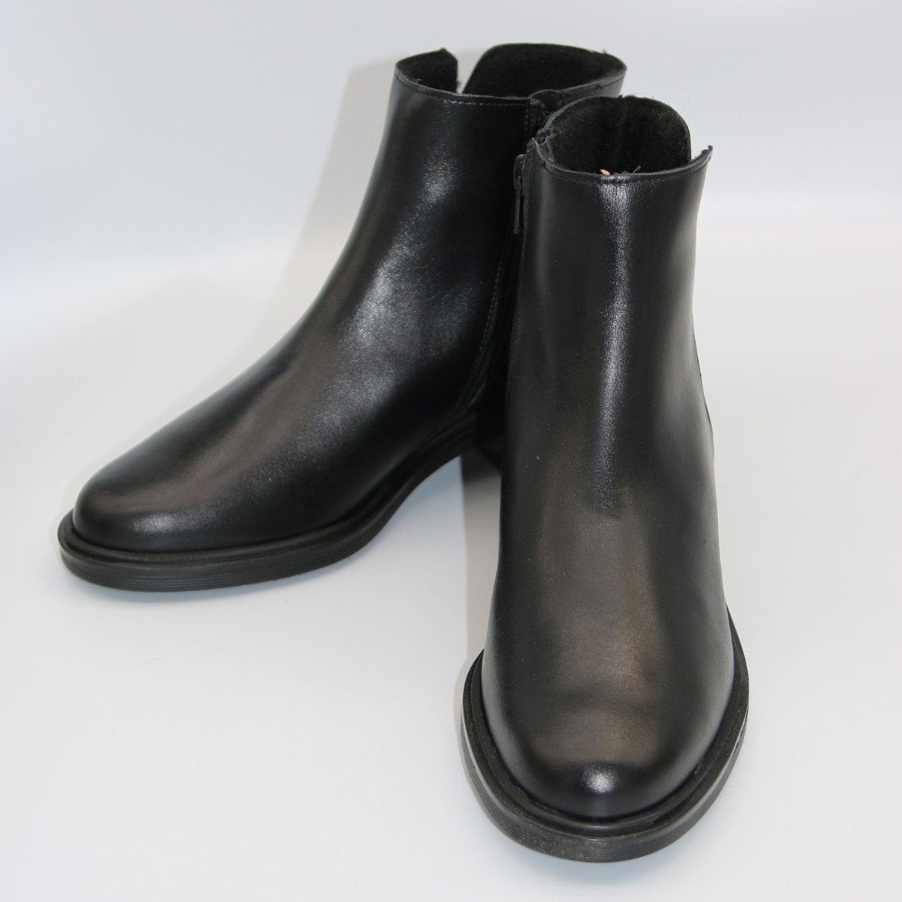 Женские чёрные кожаные ботинки Rylko 3YY95 3YVL9-9TZ-38466 4WVA7 6020 - комфорт и стиль каждый день