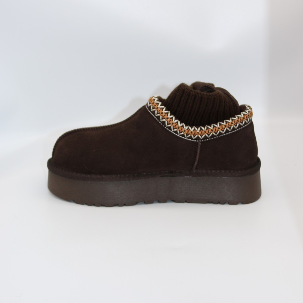 Жіночі шкіряні уггі Allsy Lonza 202742 6021, шоколадні