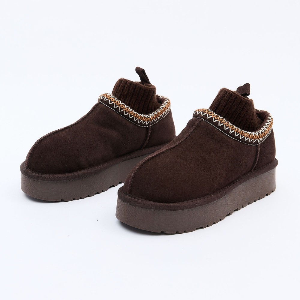 Жіночі шкіряні уггі Allsy Lonza 202742 6021, шоколадні