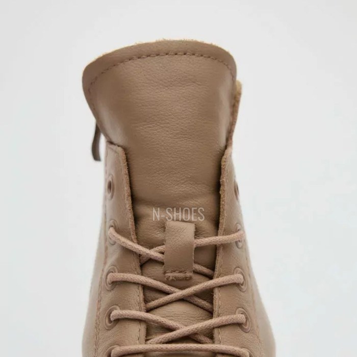 Women's Beige Leather Boots Allsy Lonza 202639 25A12021-5-3 GREY 6022