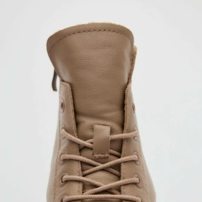 Women's Beige Leather Boots Allsy Lonza 202639 25A12021-5-3 GREY 6022