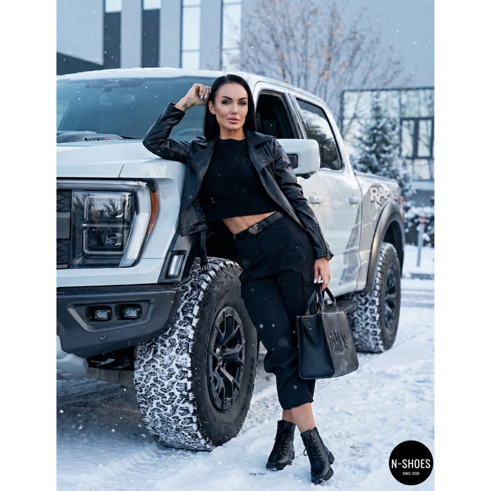 Женские кожаные ботинки Allsy Lonza 202642 25A1Z021-1 (шерсть)