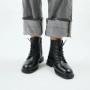 Жіночі зимові черевики Allsy Lonza 202642 25A1Z021-1 BLACK 6023 з шкіри з вовняним утеплювачем