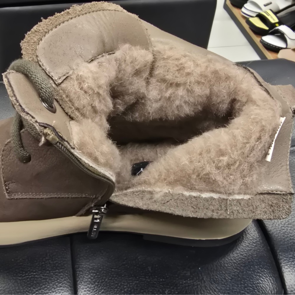 Жіночі зимові черевики з нубуку Allsy Lonza 206251 25Z53-ZM001-2 GREY 6024