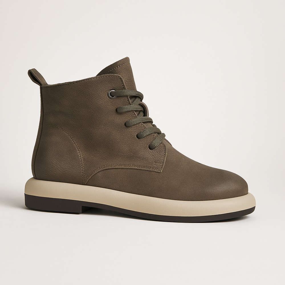 Жіночі зимові черевики з нубуку Allsy Lonza 206251 25Z53-ZM001-2 GREY 6024