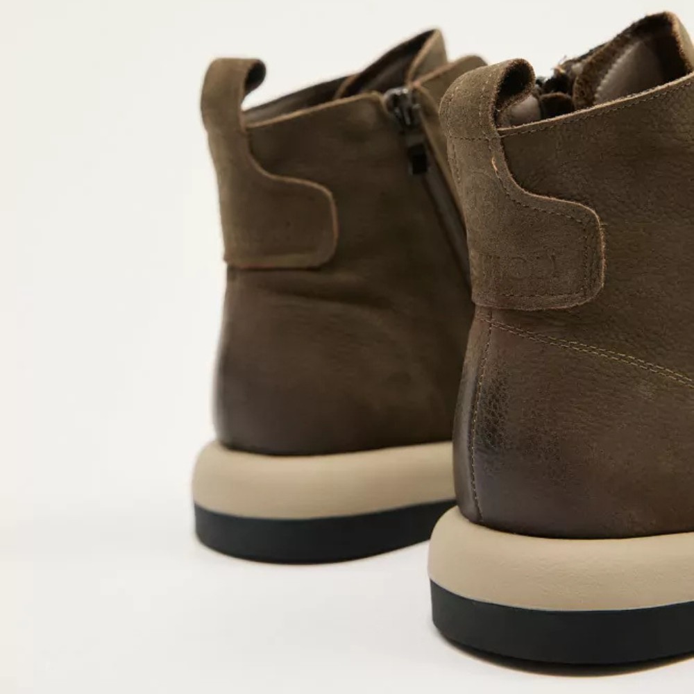 Жіночі зимові черевики з нубуку Allsy Lonza 206251 25Z53-ZM001-2 GREY 6024