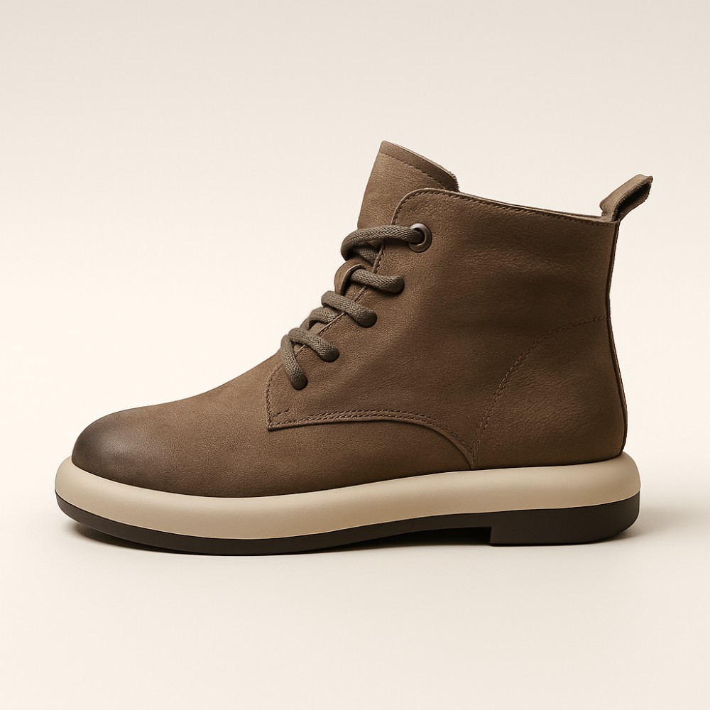 Жіночі зимові черевики з нубуку Allsy Lonza 206251 25Z53-ZM001-2 GREY 6024