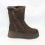 Women’s brown winter wedge boots in genuine suede - Anna Lucci 202478 80923-15B BROWN SUEDE 6029