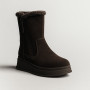 Women’s brown winter wedge boots in genuine suede - Anna Lucci 202478 80923-15B BROWN SUEDE 6029