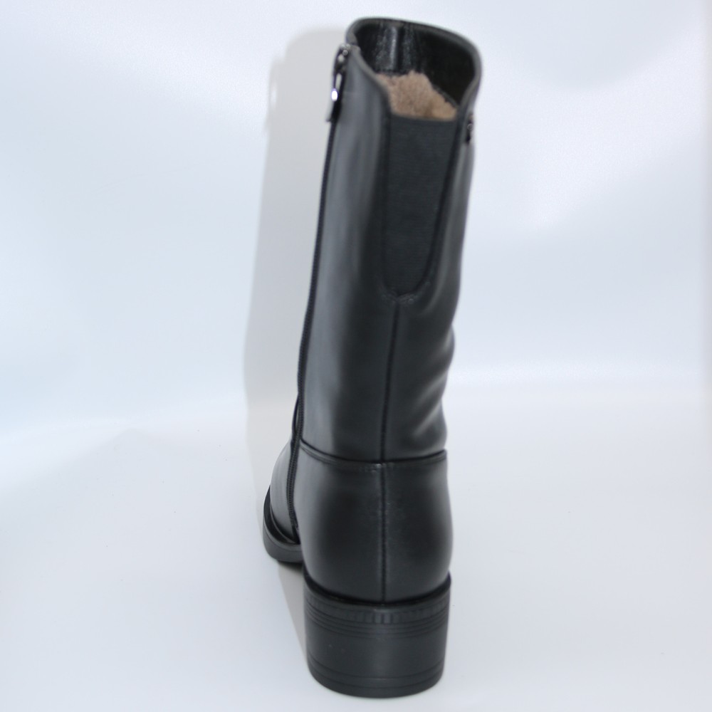 Жіночі зимові шкіряні черевики Allsy Lonza 204309 6030 з теплим хутром