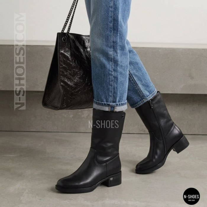 Women’s winter leather ankle boots Allsy Lonza 204309 6030 with warm fur