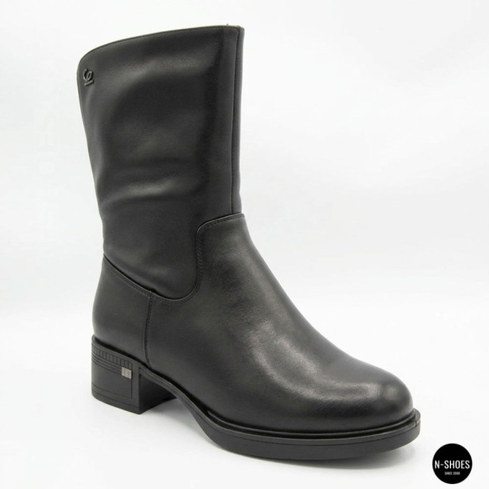 Women’s winter leather ankle boots Allsy Lonza 204309 6030 with warm fur