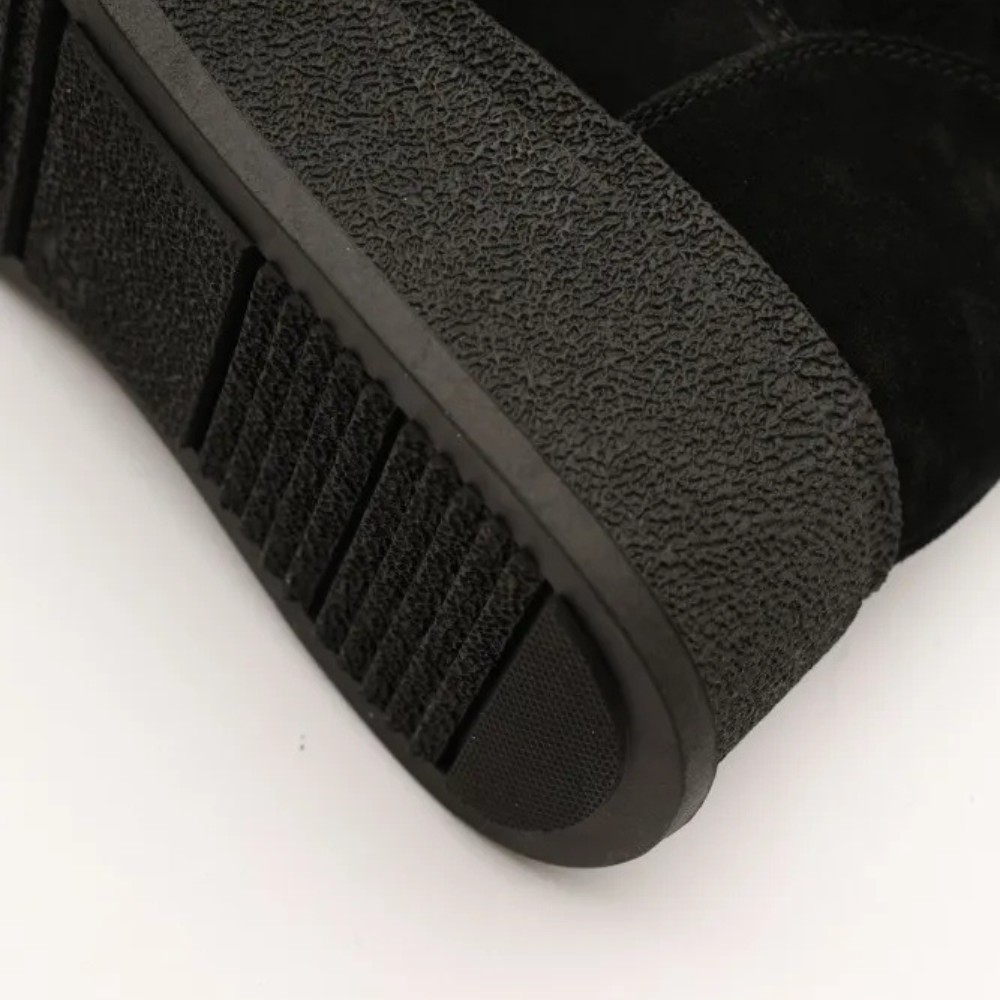 Жіночі чорні замшеві чоботи на платформі Anna Lucci 203255 80923-1B BLACK 6031 єврозима