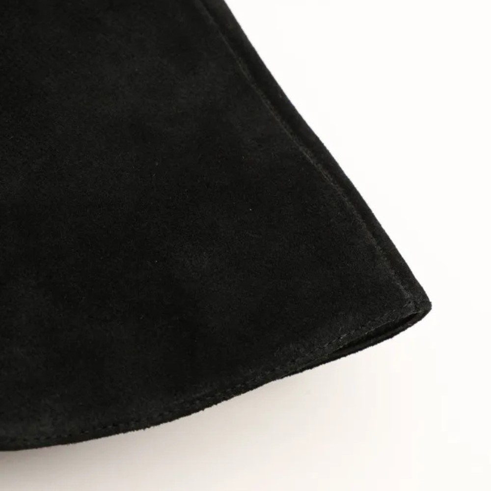 Жіночі чорні замшеві чоботи на платформі Anna Lucci 203255 80923-1B BLACK 6031 єврозима