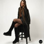 Anna Lucci Platform Suede Boots - Warm Winter Style 203255