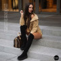 Anna Lucci Platform Suede Boots - Warm Winter Style 203255