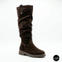 Warm Chocolate Suede Boots Romax Comfort 8181-10v-E 6032