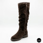 Warm Chocolate Suede Boots Romax Comfort 8181-10v-E 6032